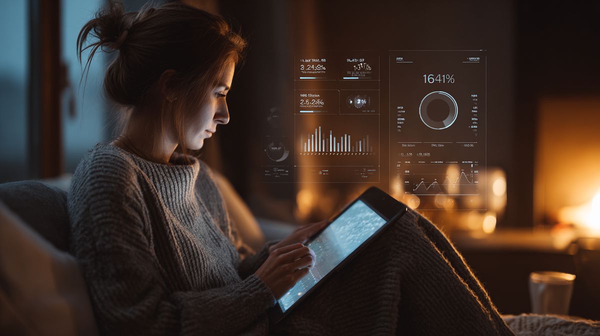 Lezer bekijkt coaching blog op tablet